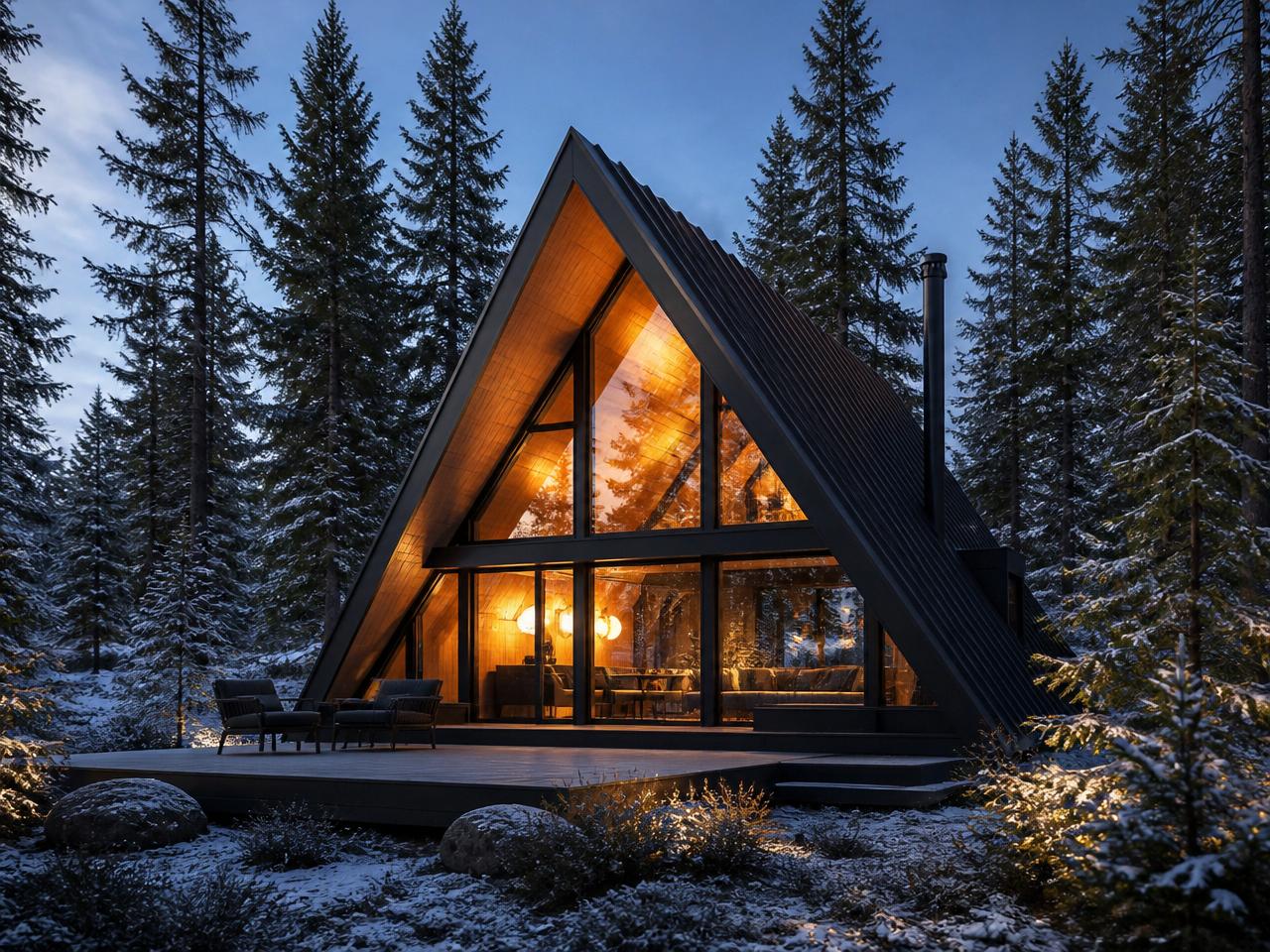 The Black A-Frame